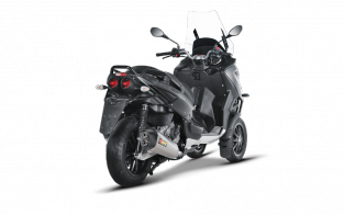 Akrapovic Slip-on Line RVS met E-keur Gilera Fuoco 500 2007-2016